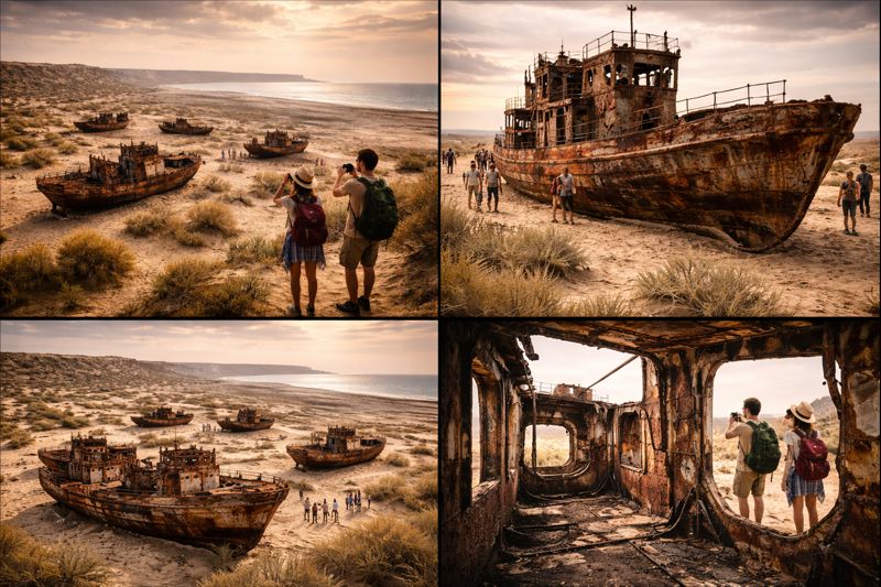 Aral Sea 2-Day Tour: Ecological Disaster and Ship Graveyard