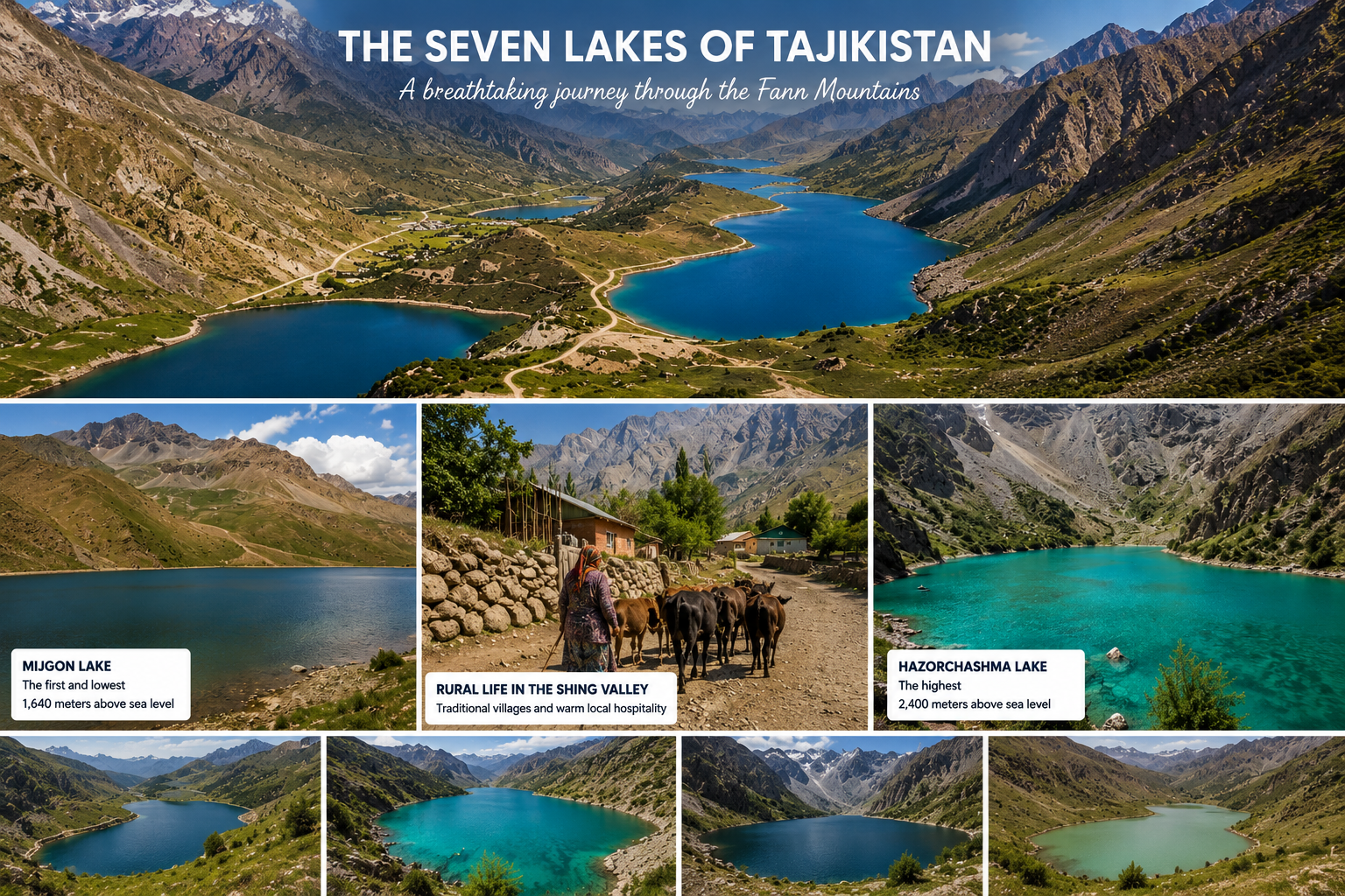 Why the Seven Lakes Are Tajikistan's Scenic Wonder