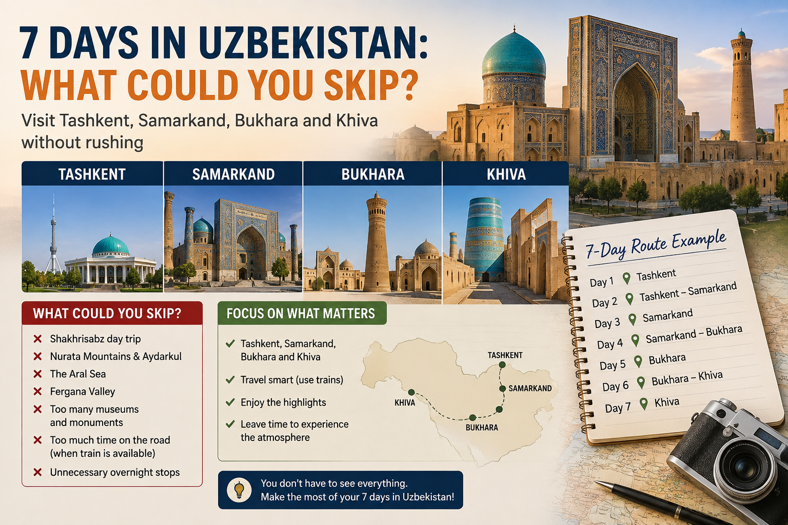 7 Days in Uzbekistan: What Could You Skip?