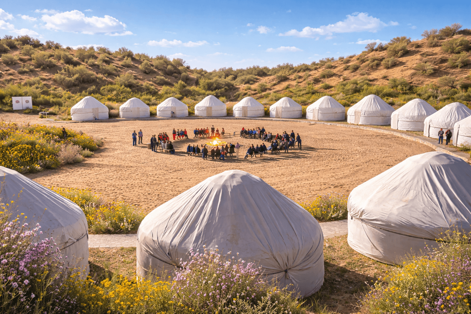 Nuratau: esperienza in homestay e campo di yurte nel deserto – 4 giorni
